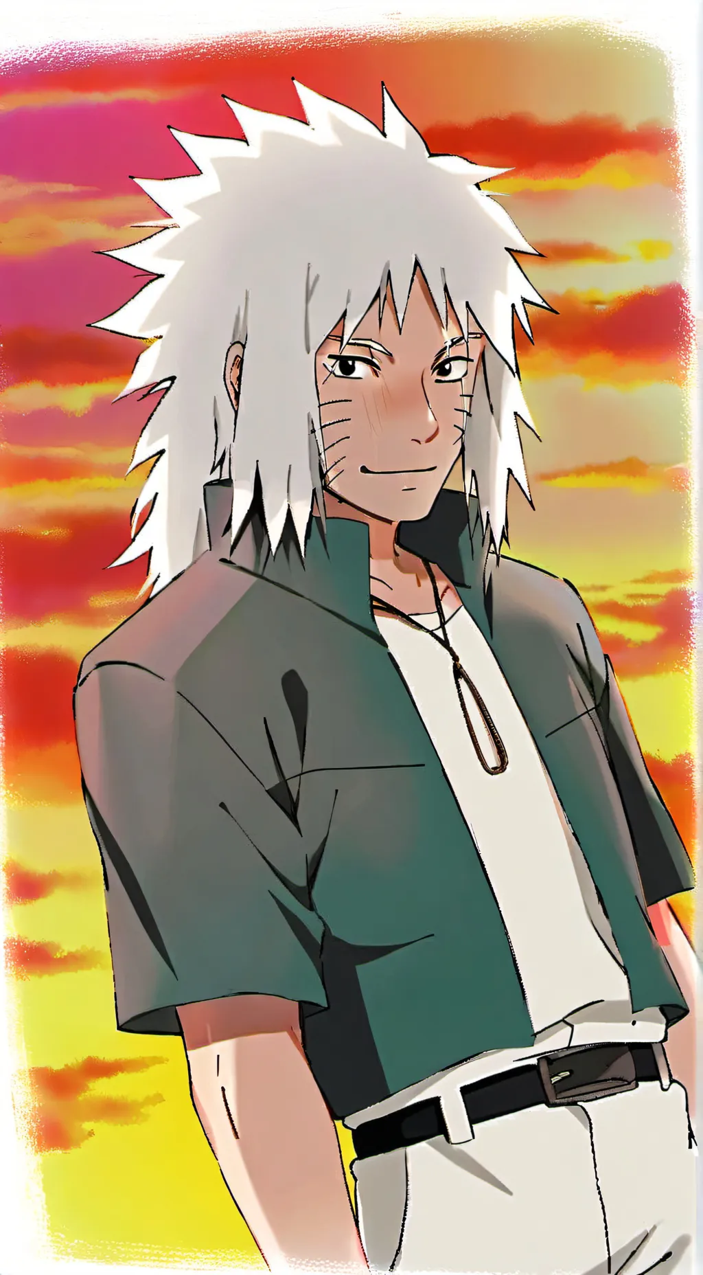 ai character: Naruto big mens background