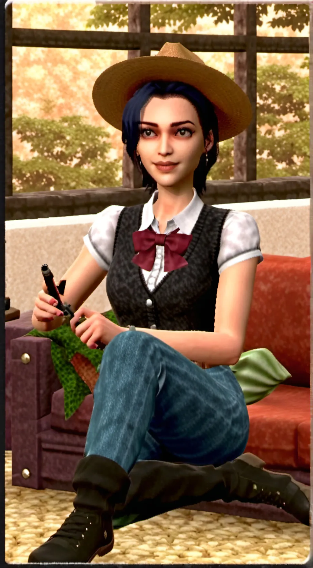 ai character: murder mystery  background