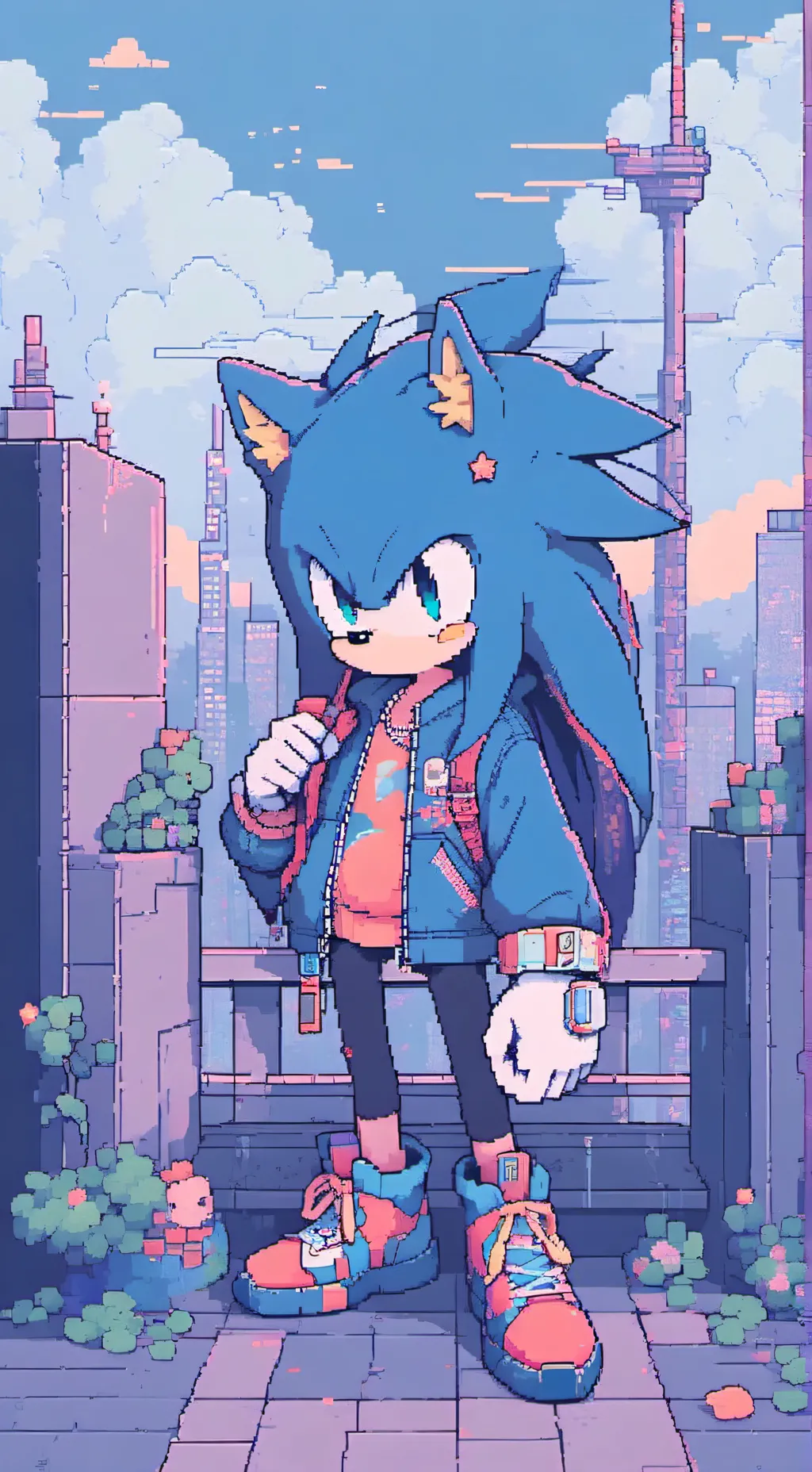 ai character: Sonic background