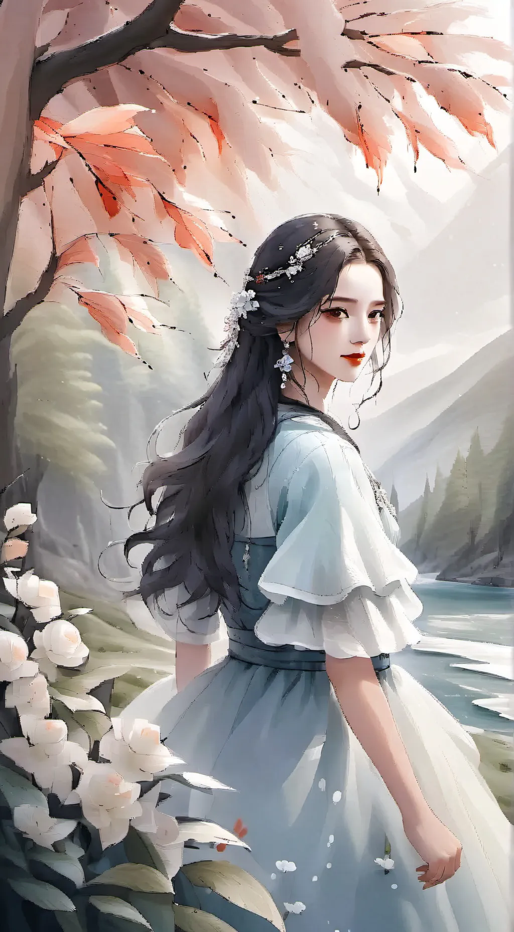 ai character: Sun-wo  background