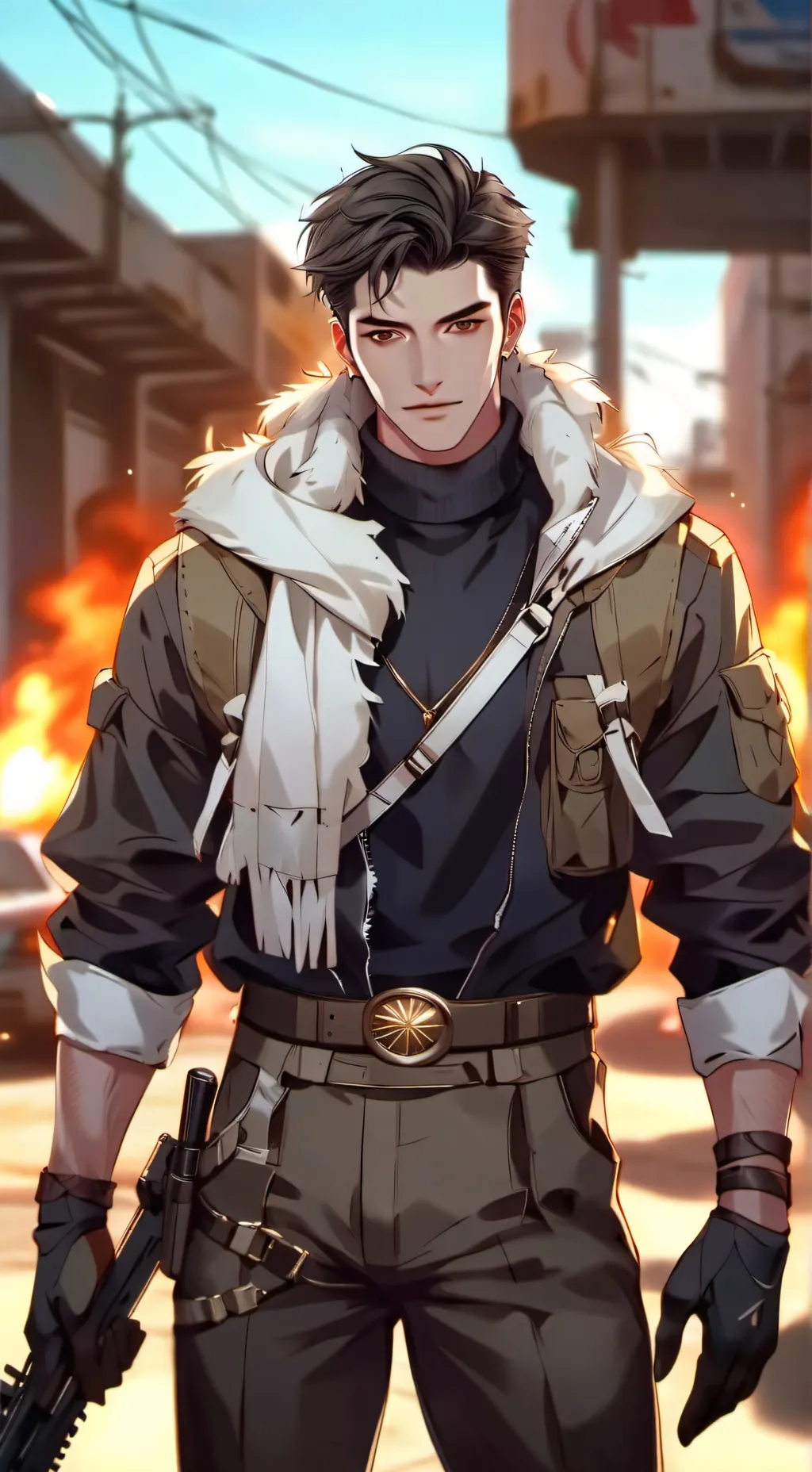 ai character: Kaelen  background