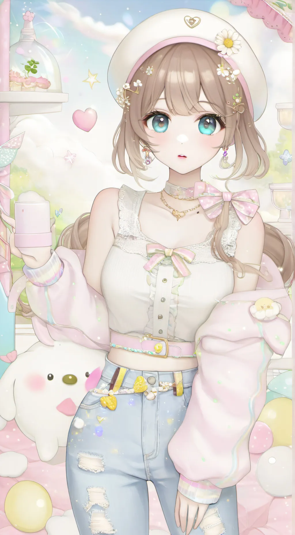 ai character: Yappin' background