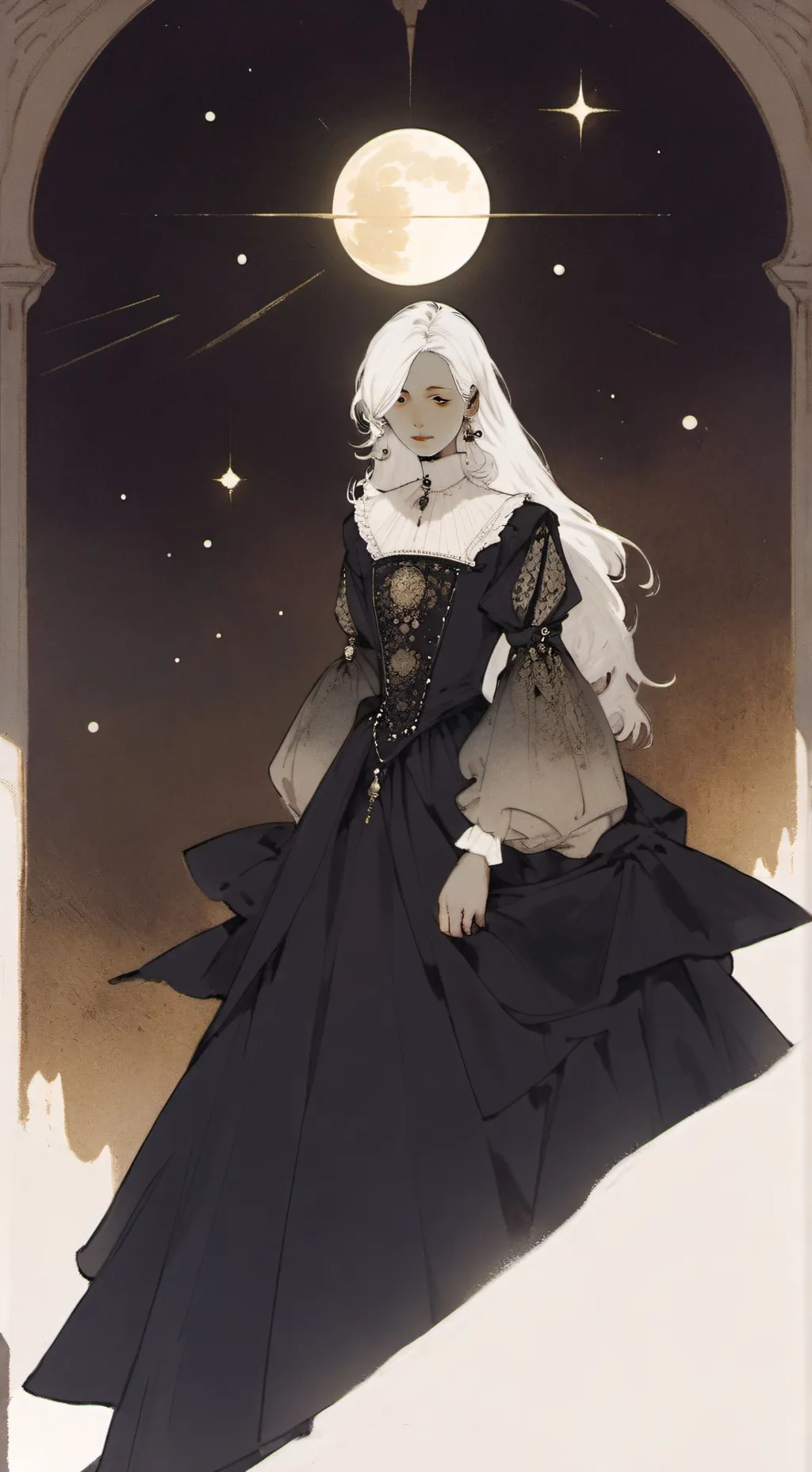 ai character: Belén  background