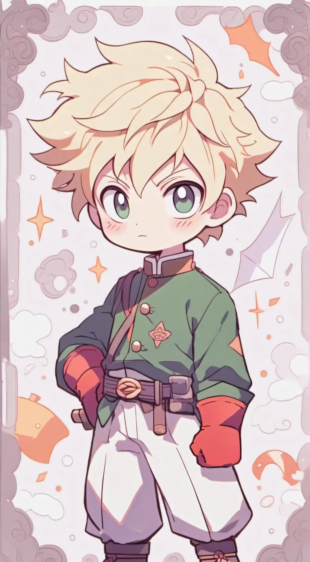 ai character: ✩Katsuki Bakugo ✩ background