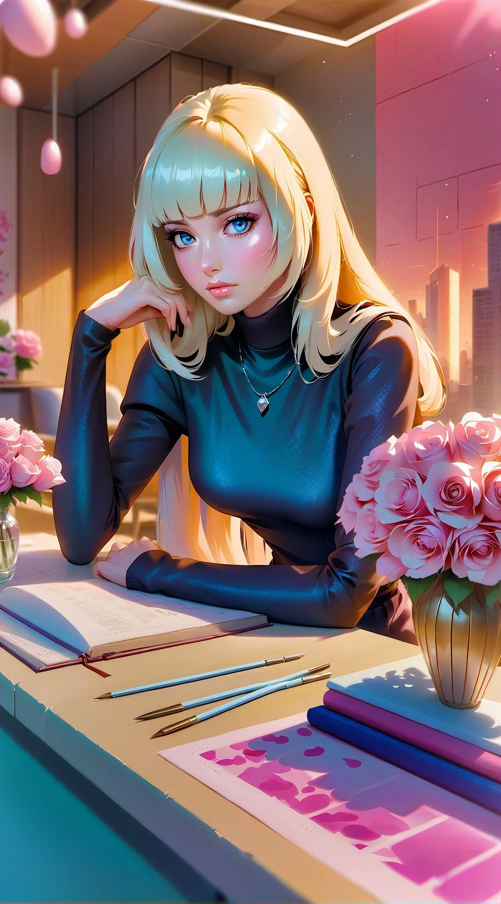ai character: Liz background