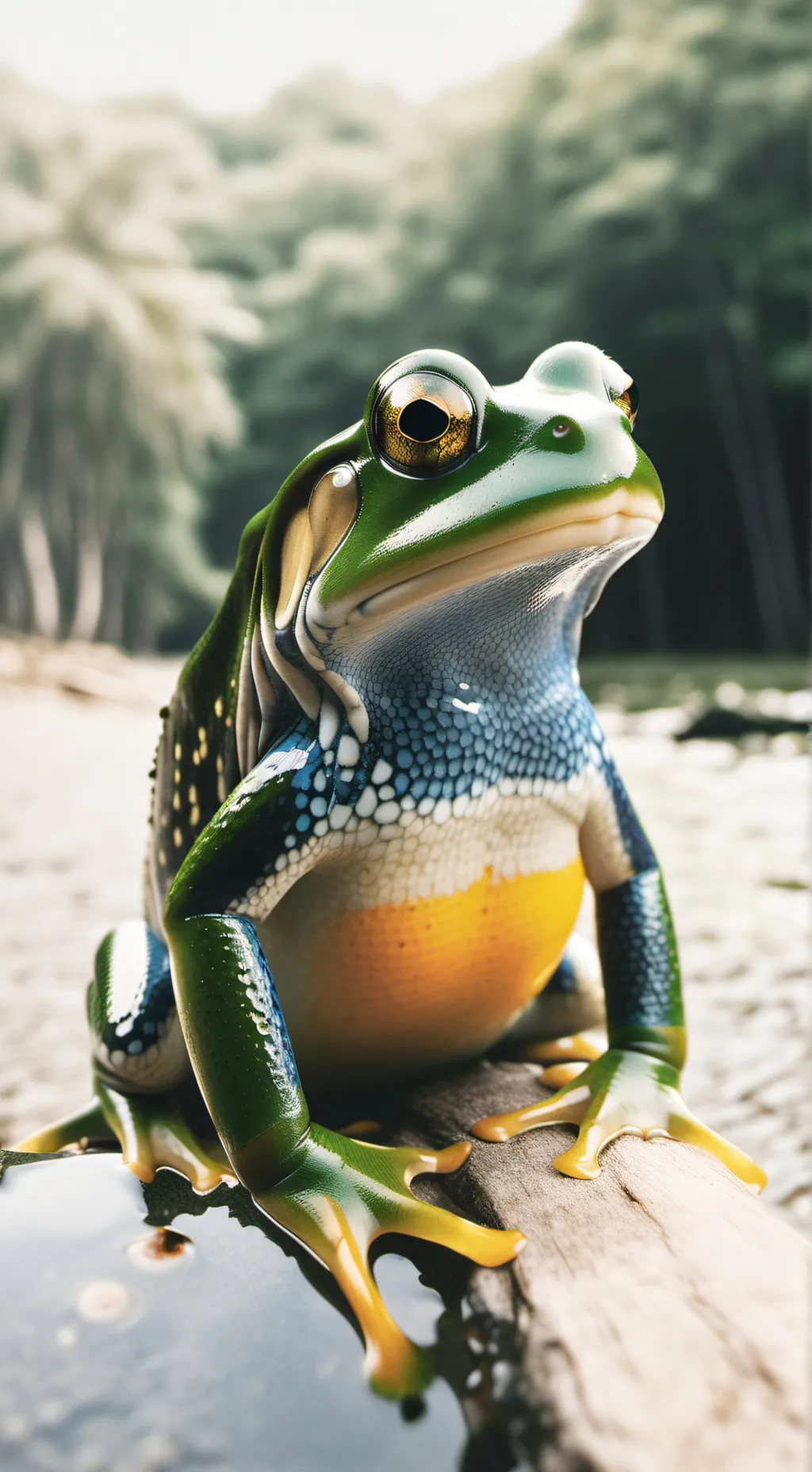 ai character: Sapo background