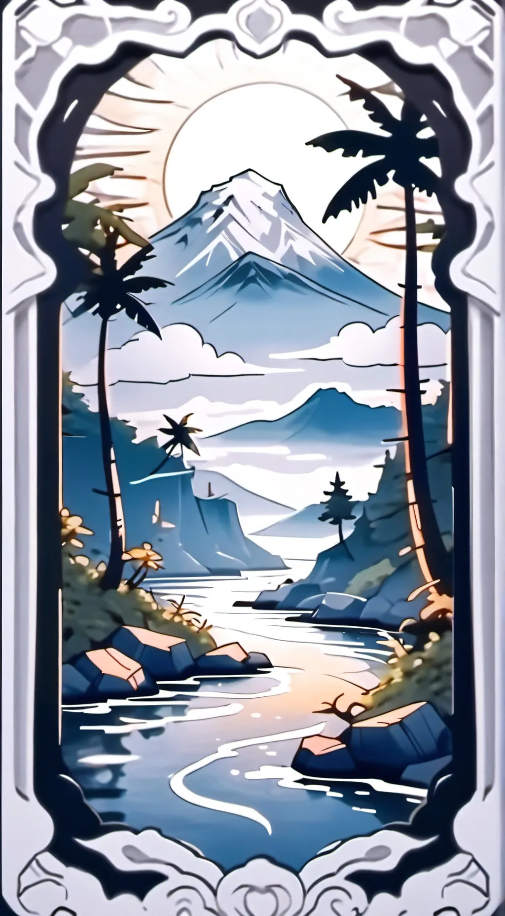 ai character: idol island background
