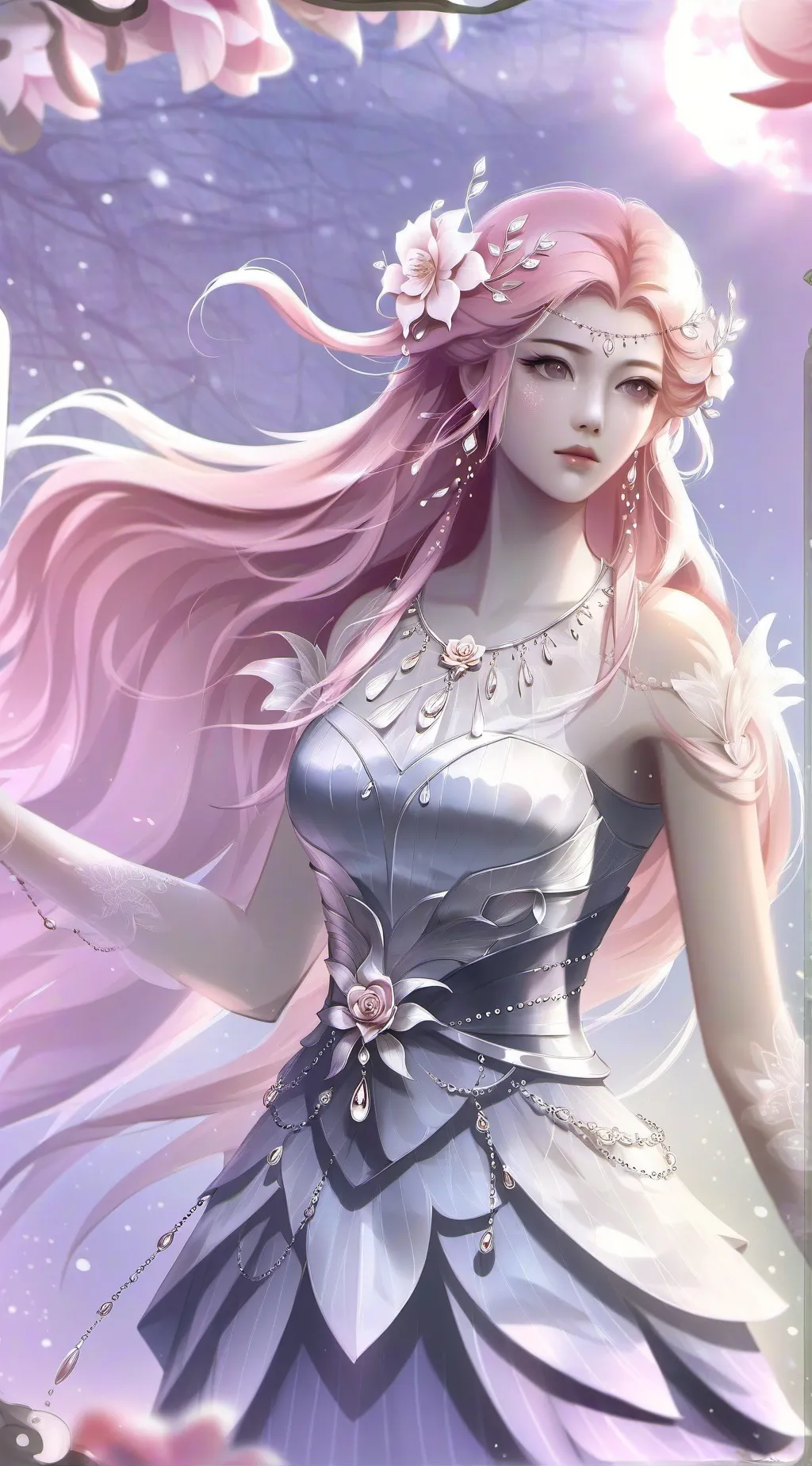 ai character: Ivory background