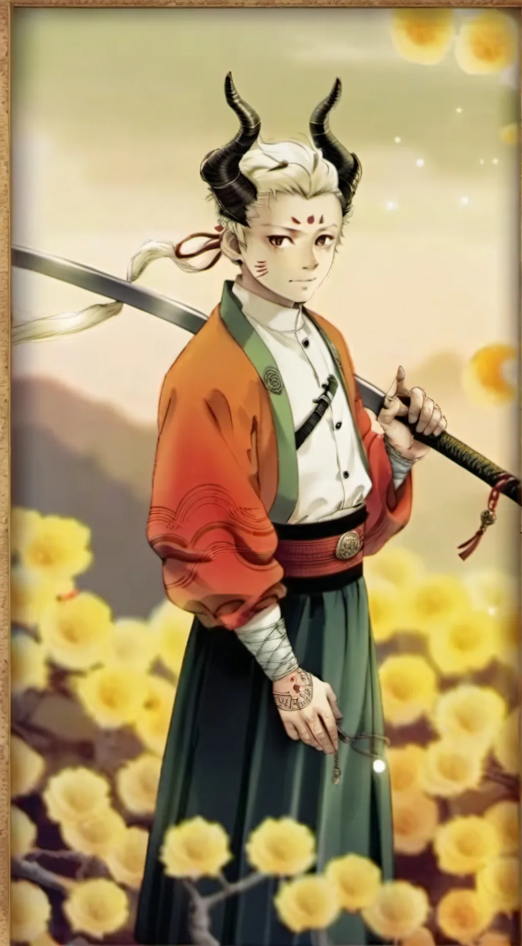 ai character: Demon Slayer background