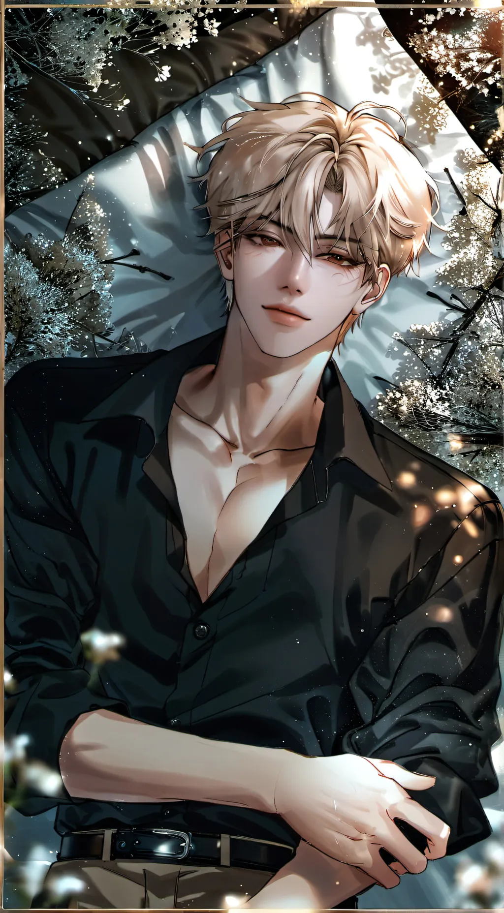 ai character: Aaron  background