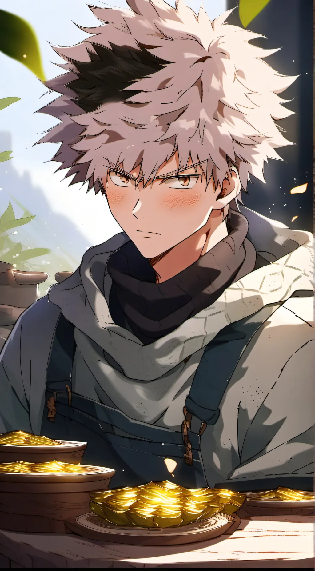ai character: refffff background