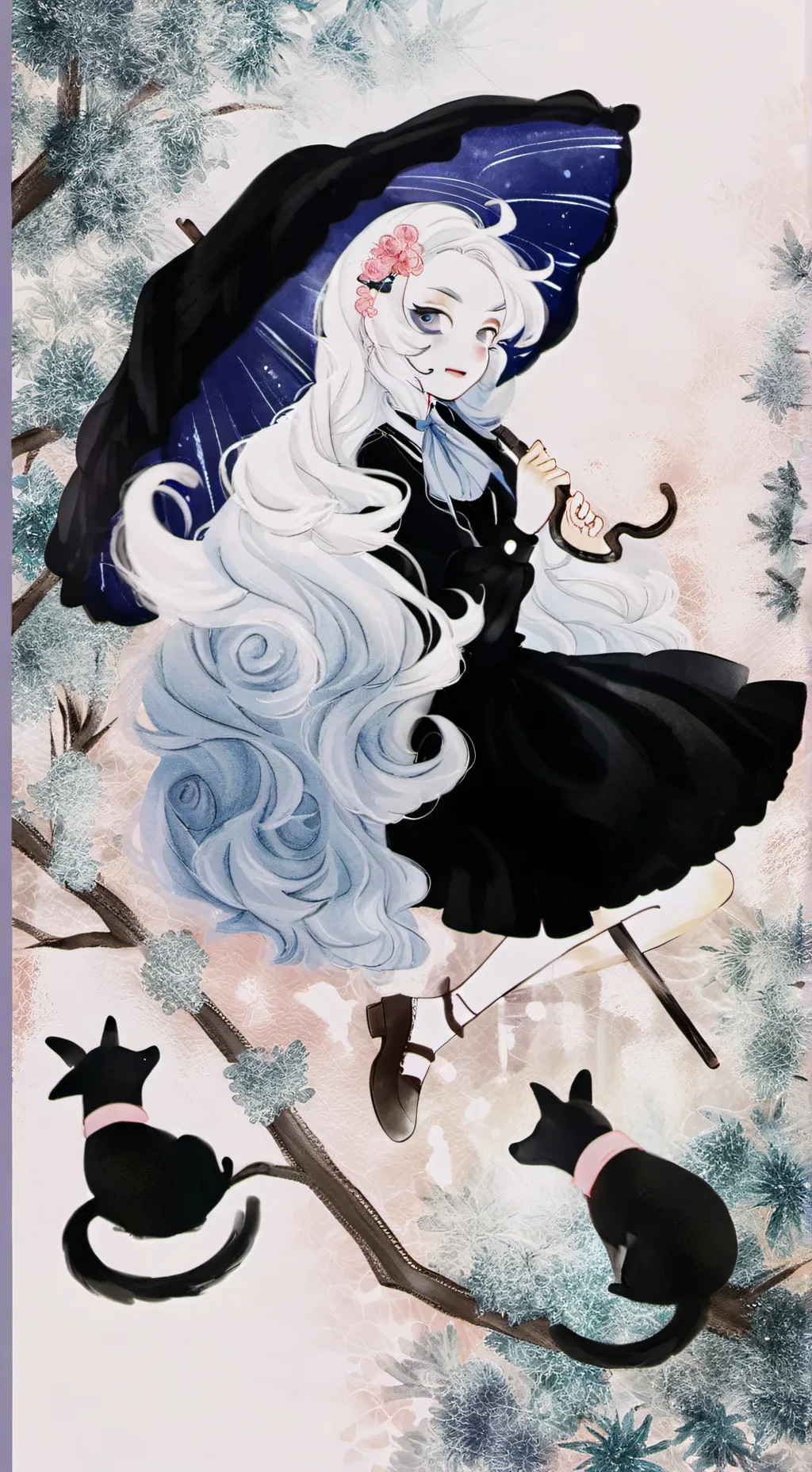 ai character: shadooww milkkk background
