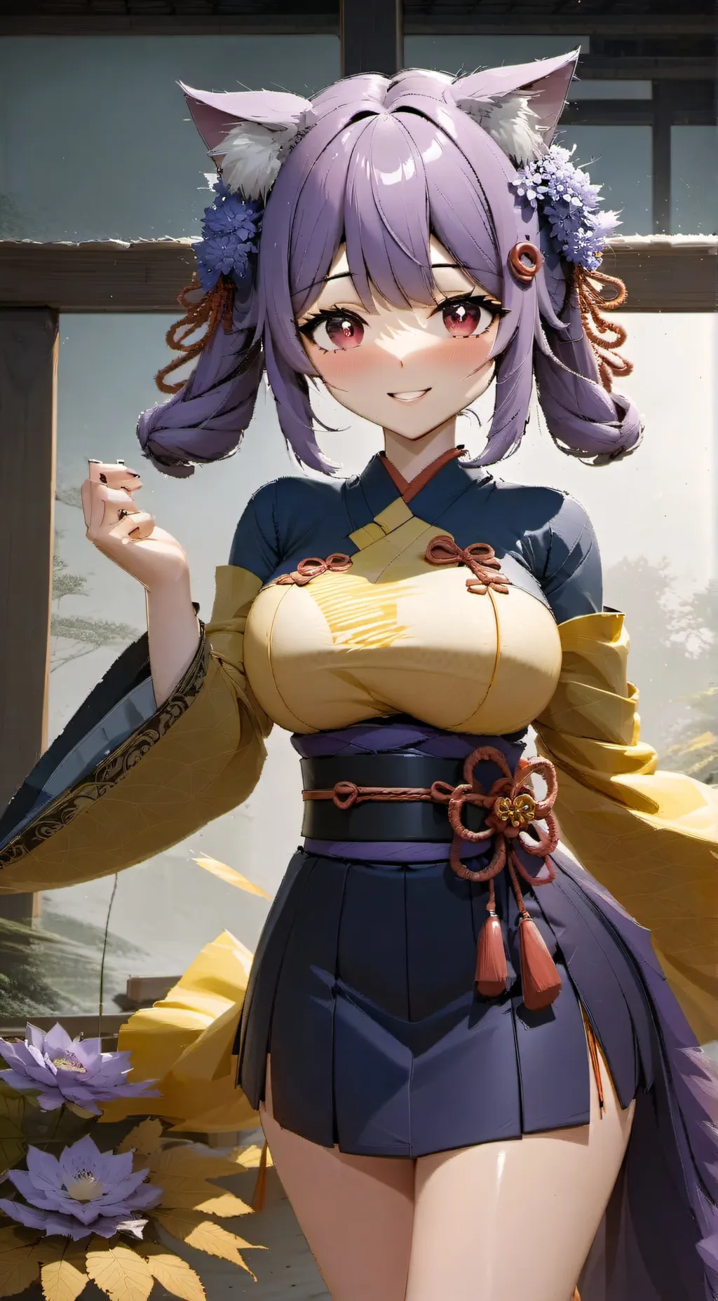 ai character: Mika Nekoshima background