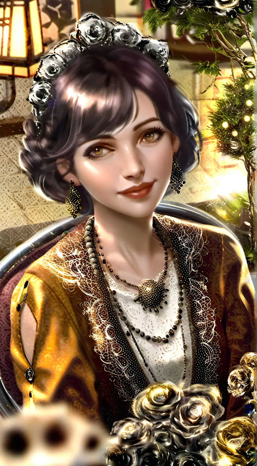 ai character: Geraldine background