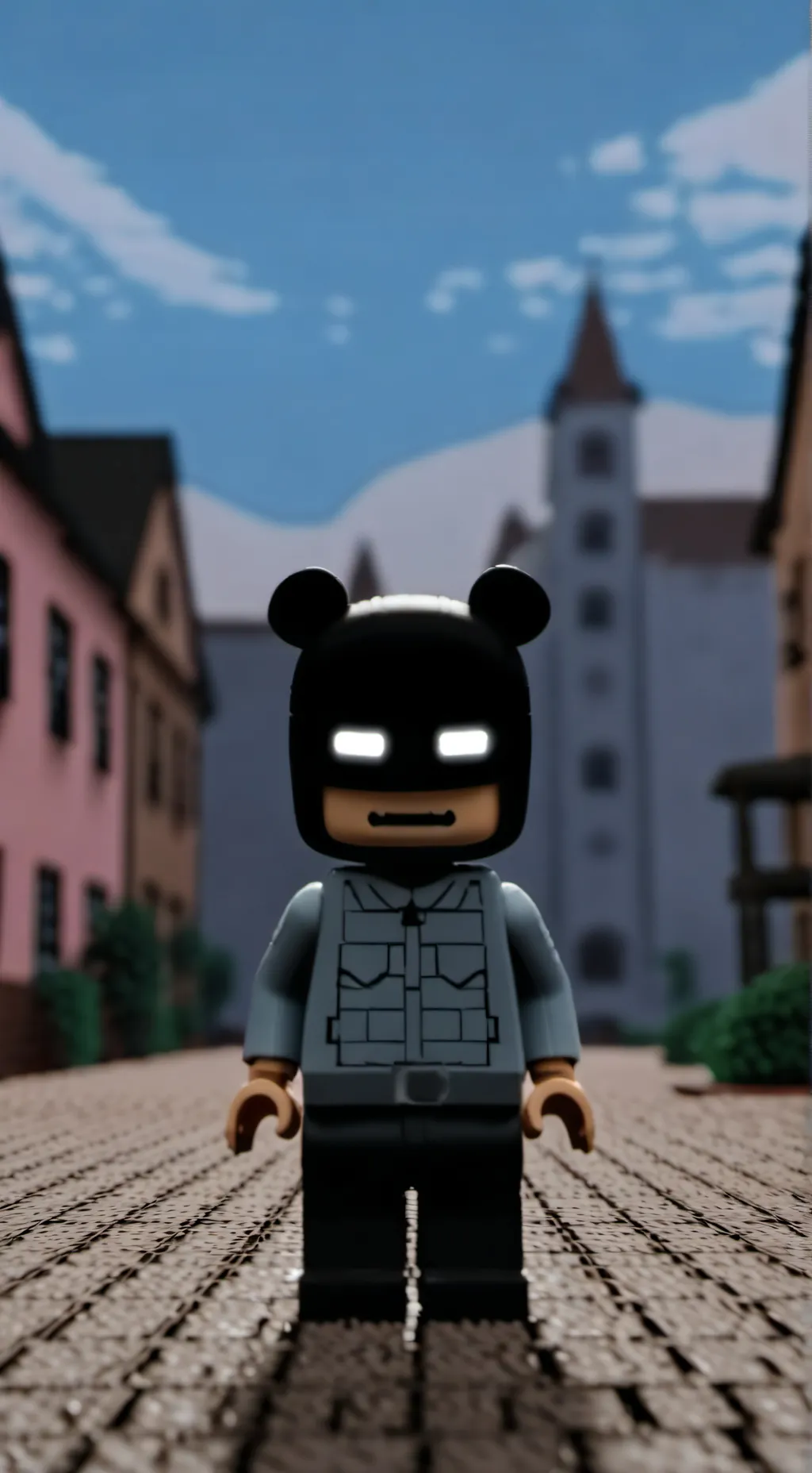 ai character: slender  background