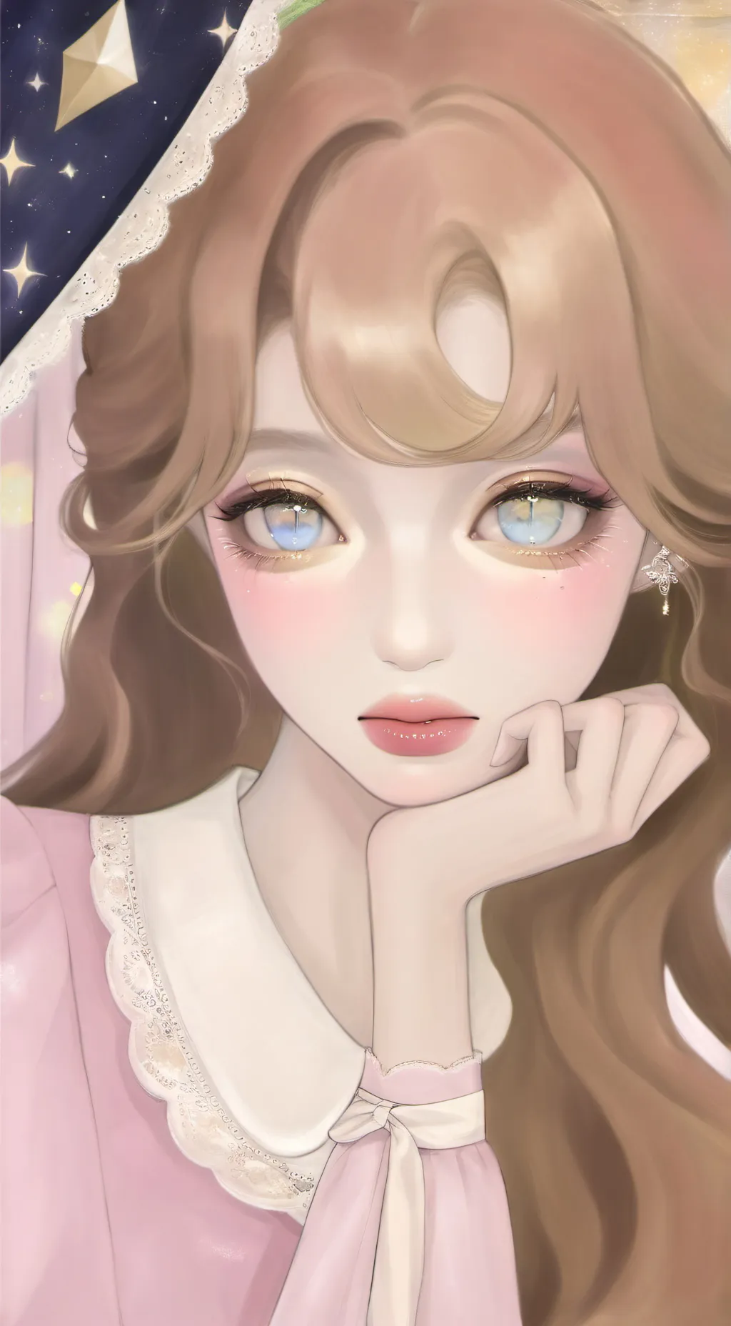 ai character: nezuko background