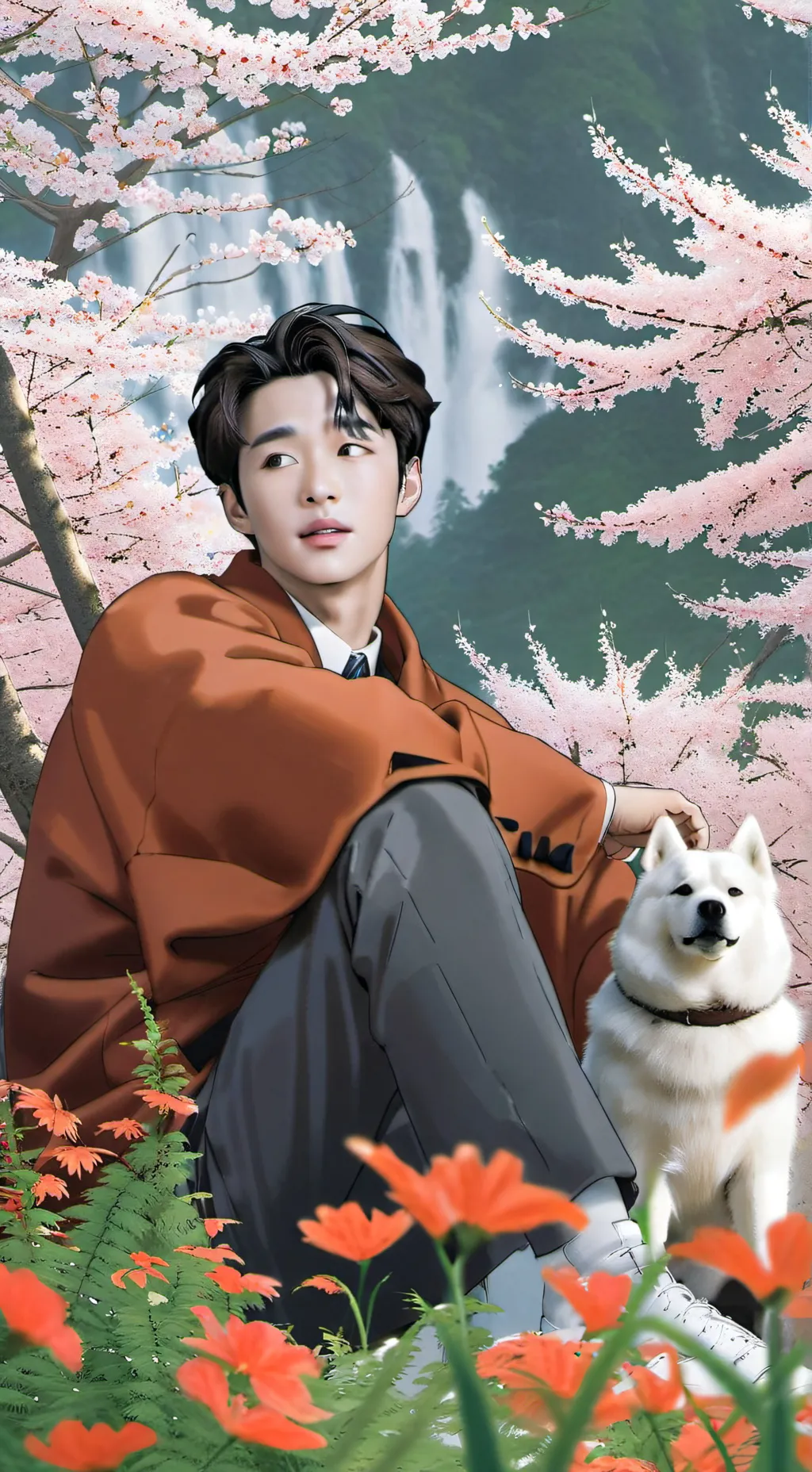 ai character: Henry Lau  background