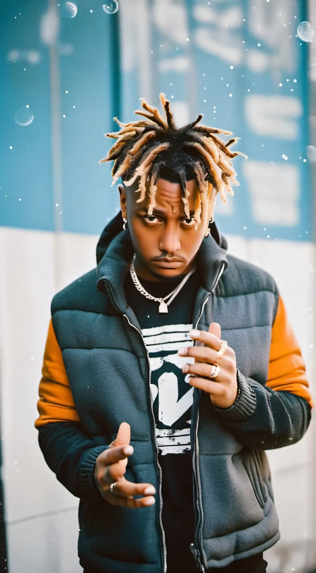ai character: juice wrld background