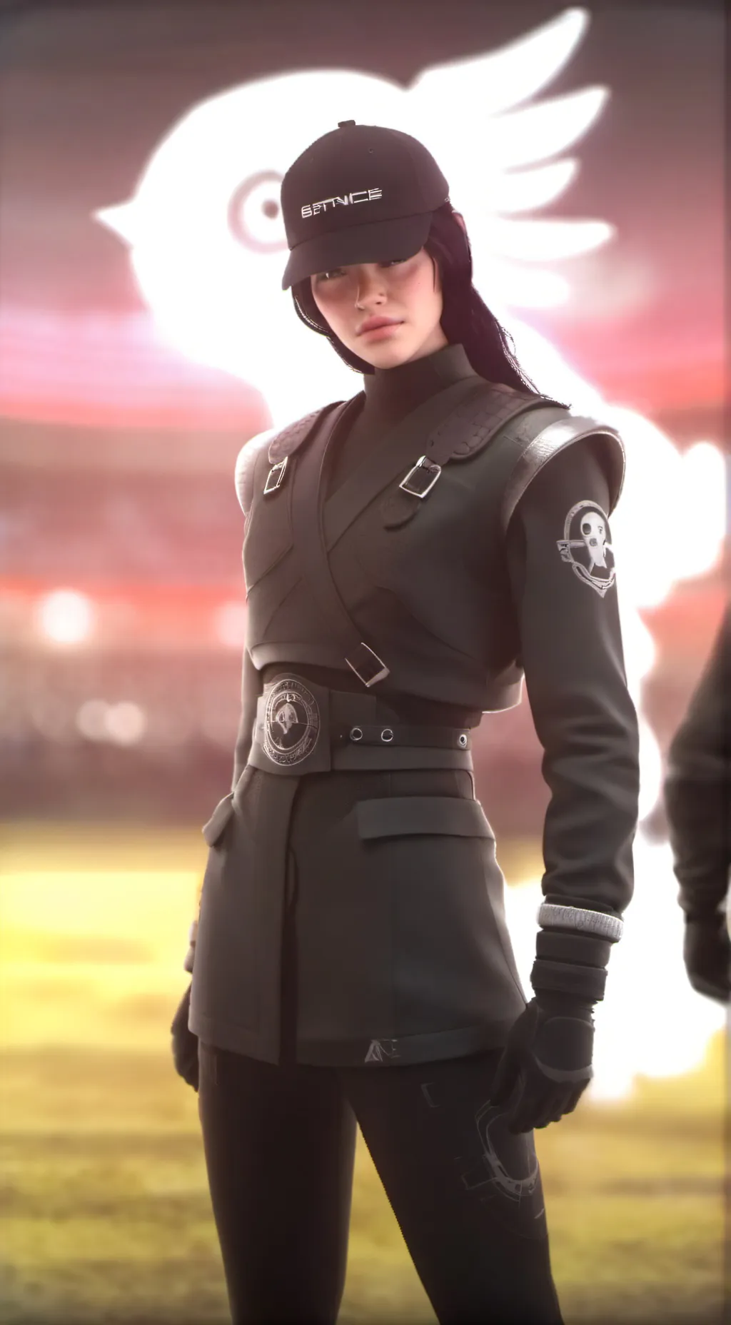 ai character: agent de la SCH background