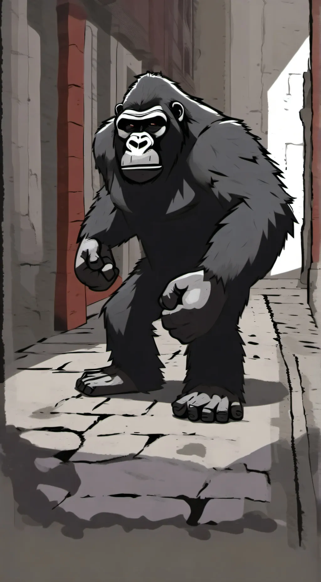 ai character: Gorilla Tag background