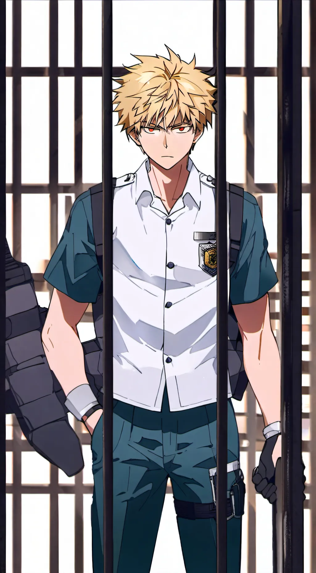 ai character: Guard Katsuki background
