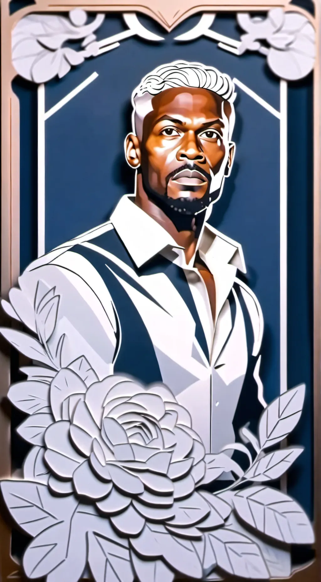ai character: Anime Kevin Hart  background