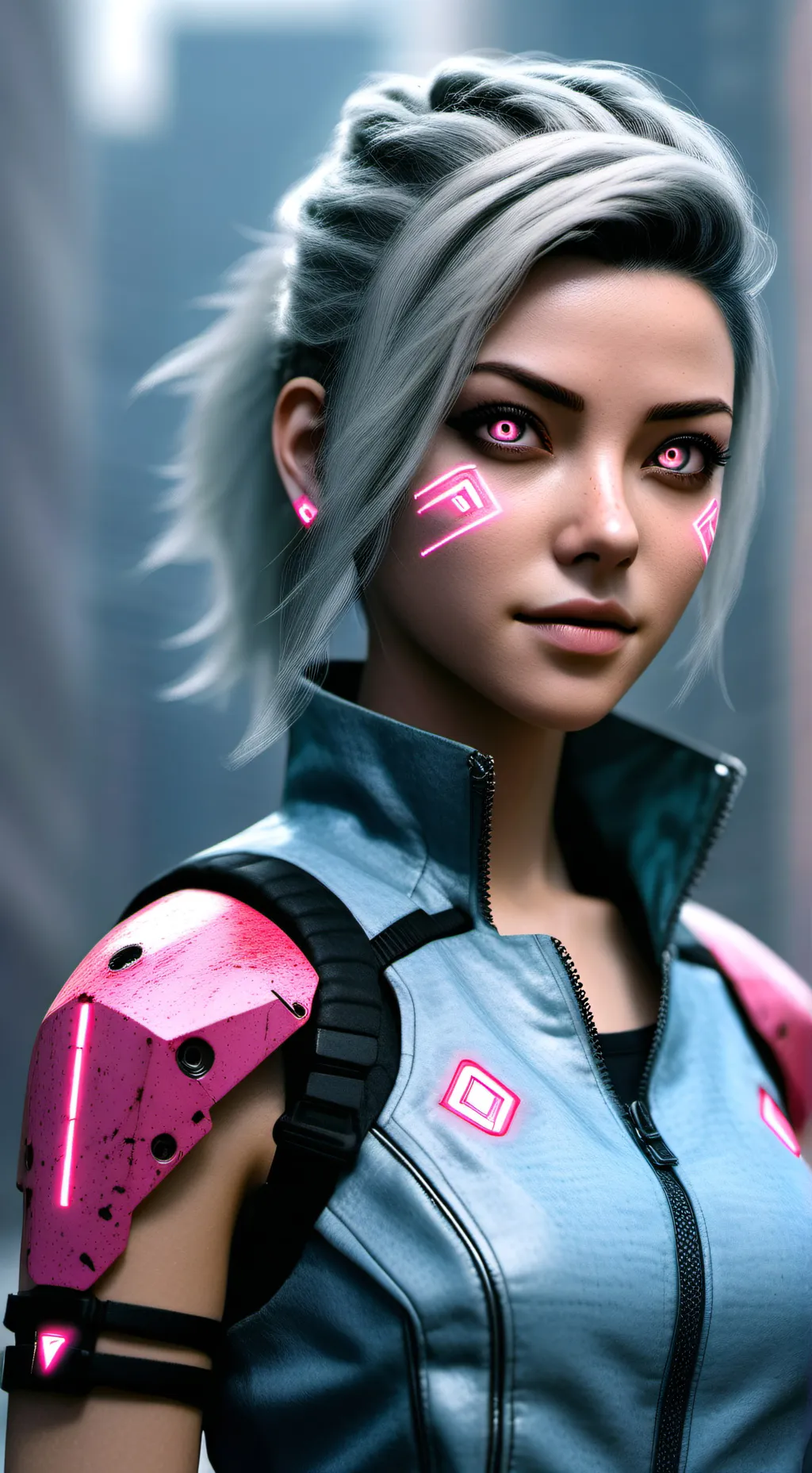 ai character: Lucy-Edgerunners background