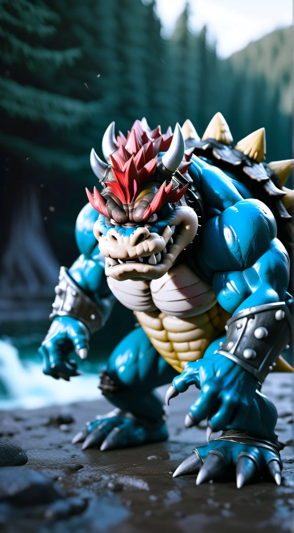 ai character: Bowser background