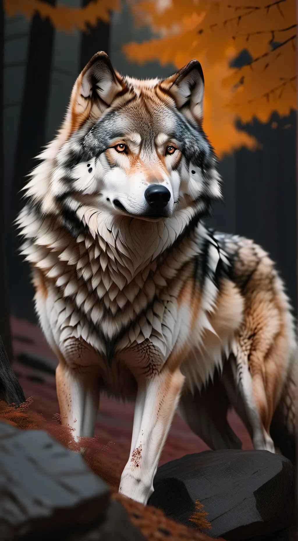 ai character: mayle  background