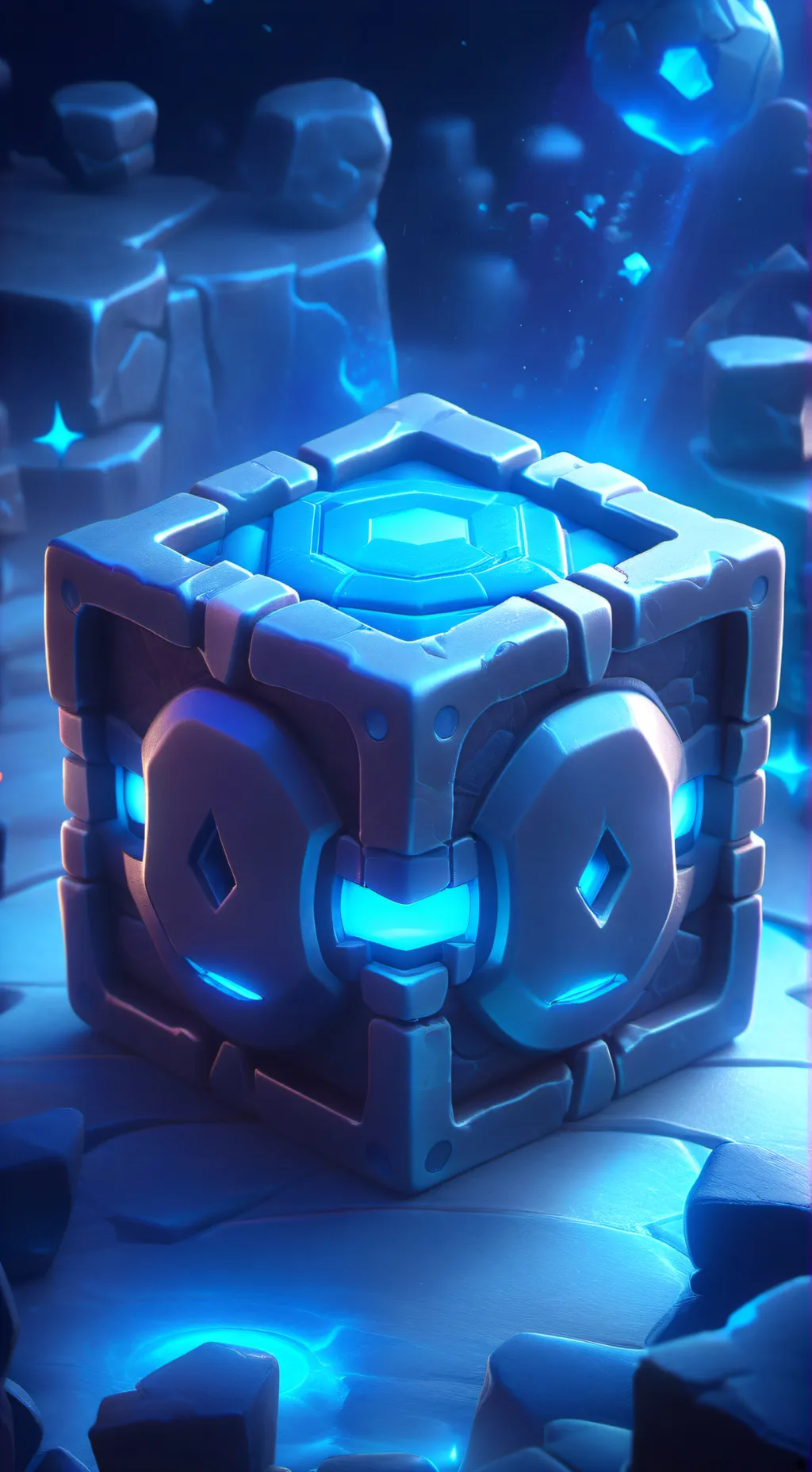 ai character: el cubo background