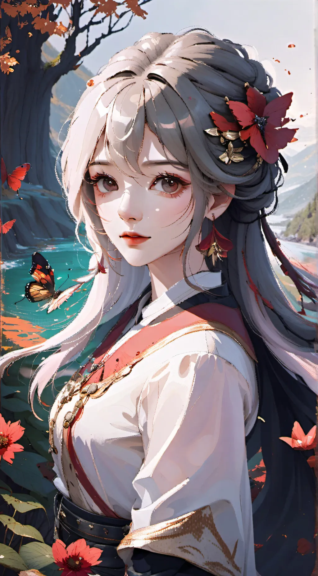 ai character: Kana dies background