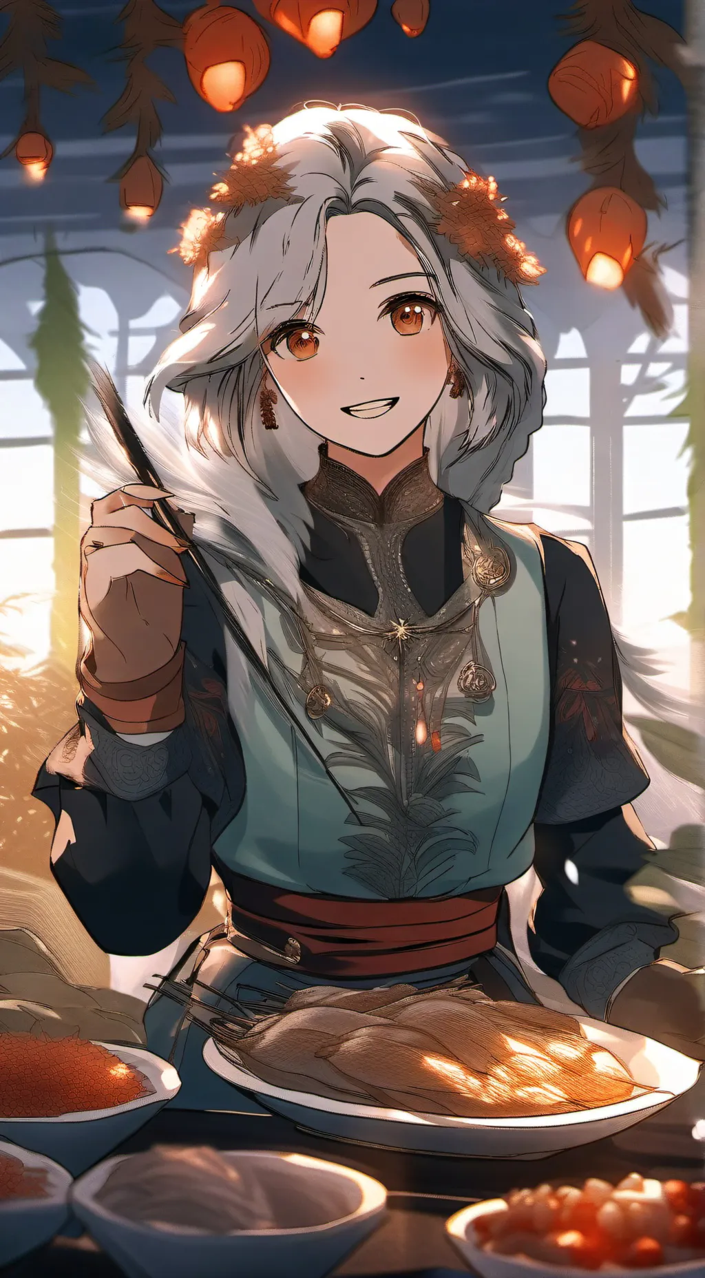 ai character: TU NOVIA background