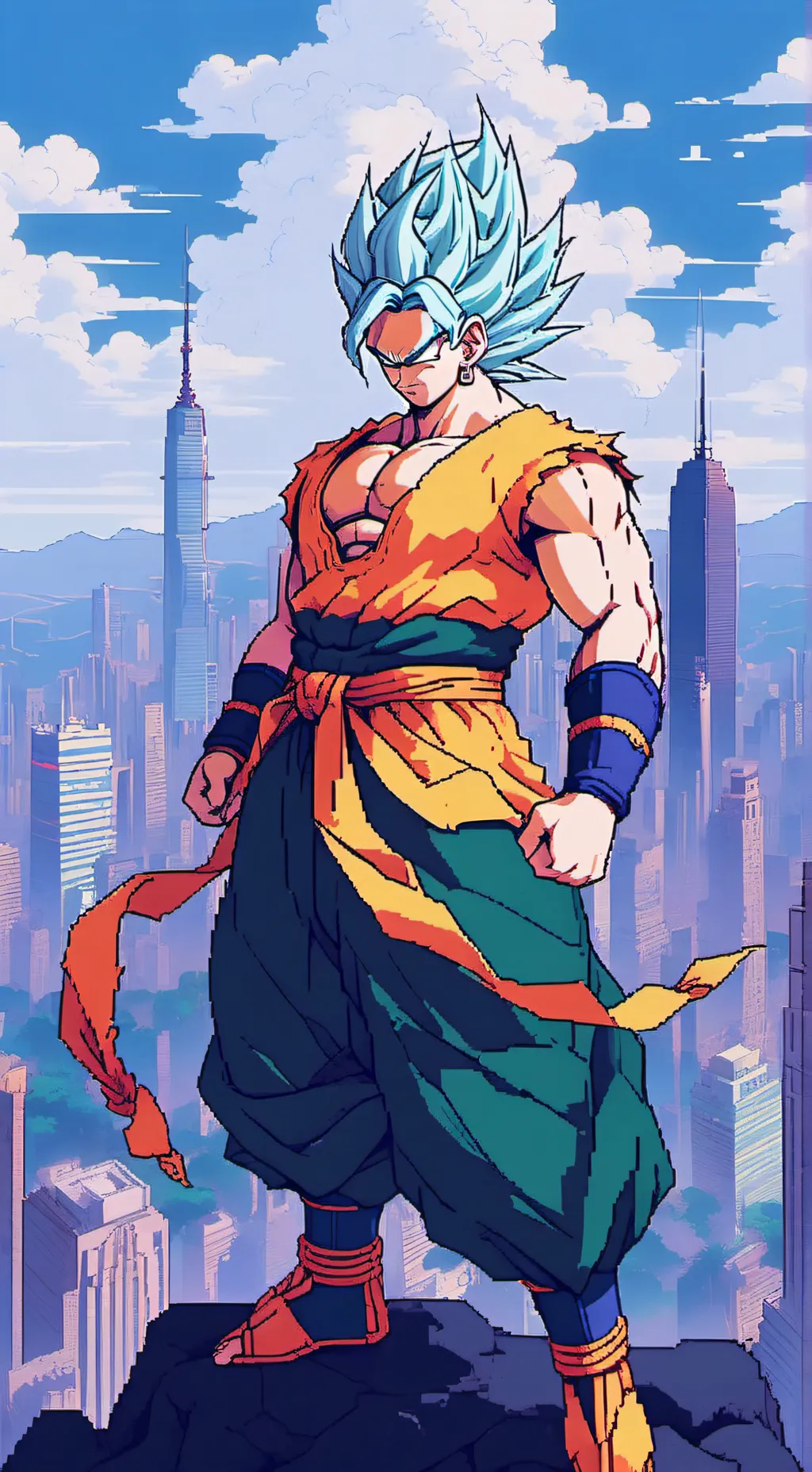ai character: Goku 💪  background