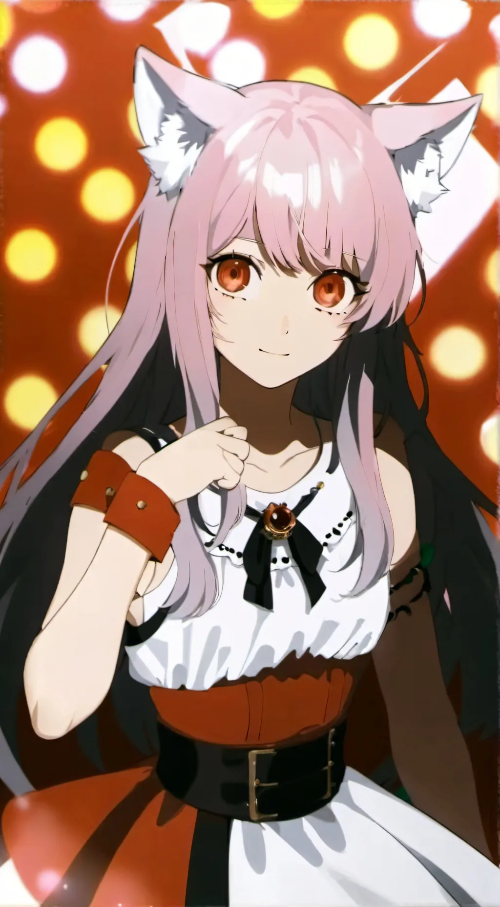 ai character: sarah(furry girl) background