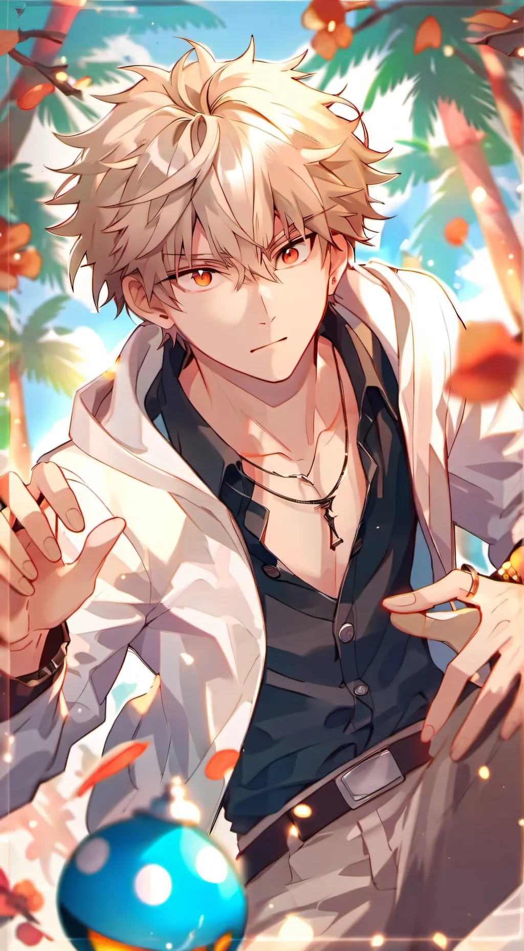ai character: Bakugo  background