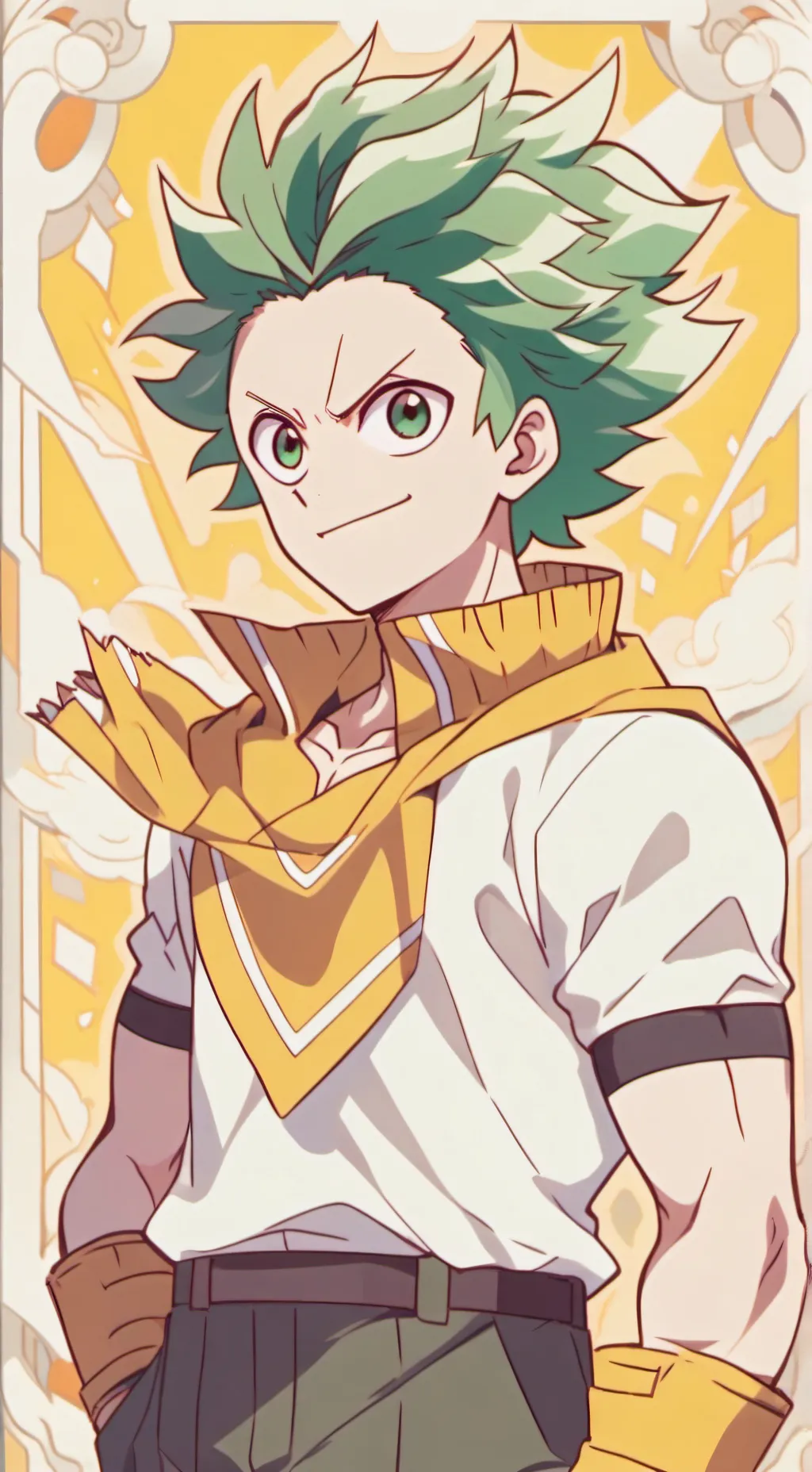 ai character: Izuku Mindoriya  background