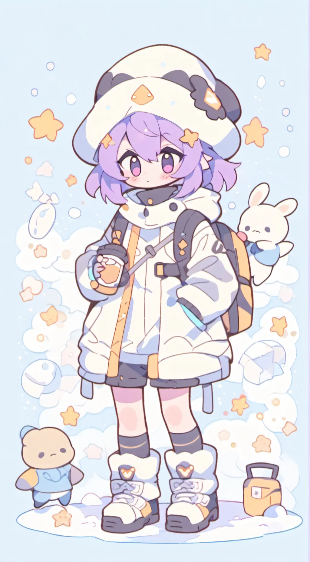ai character: uzi background