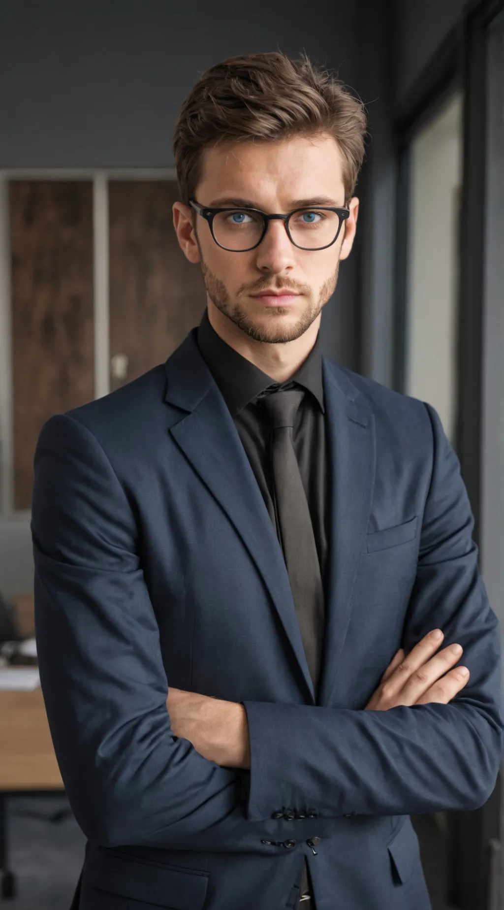ai character: Simon Callahan  background