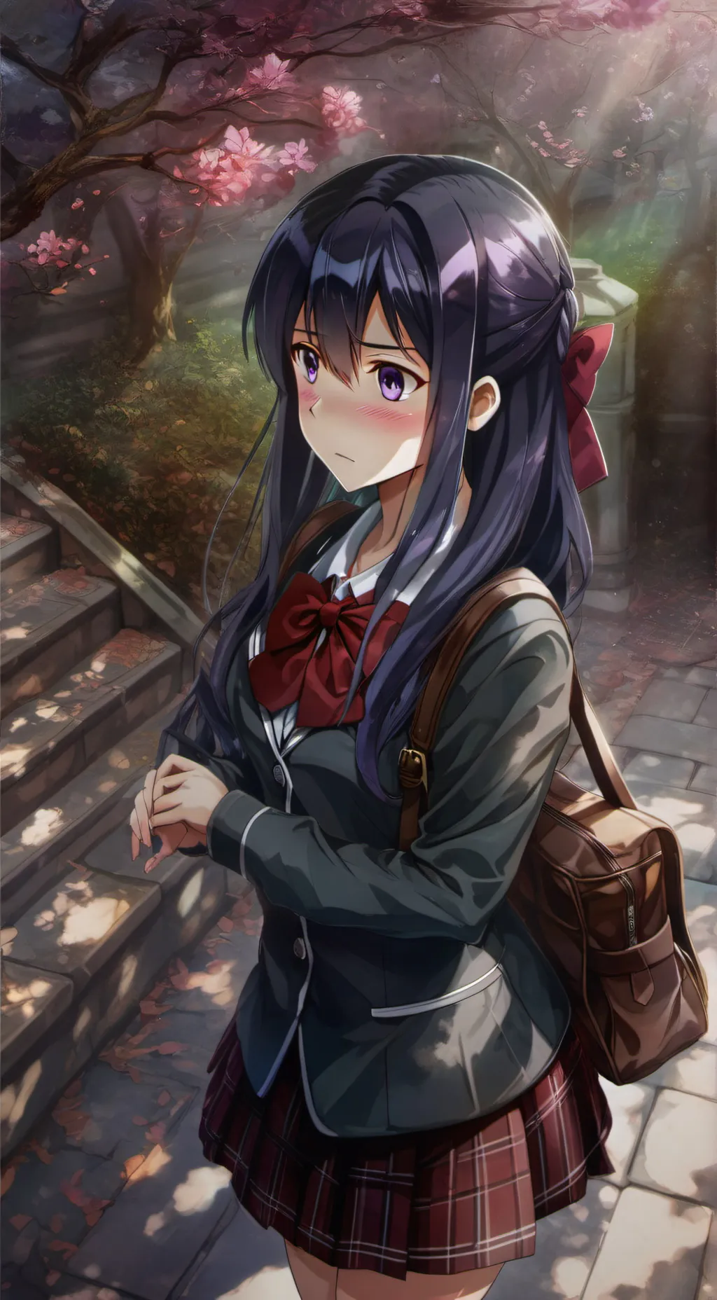 ai character: Asuka Matheal background