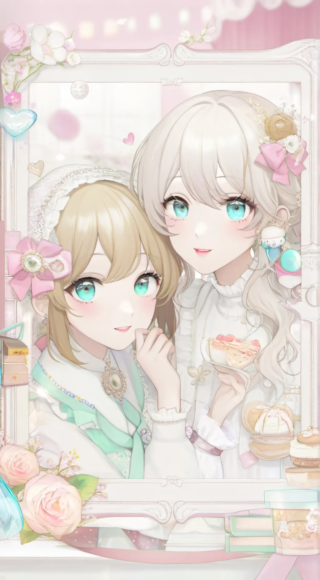 ai character: Aspyn and Jade  background