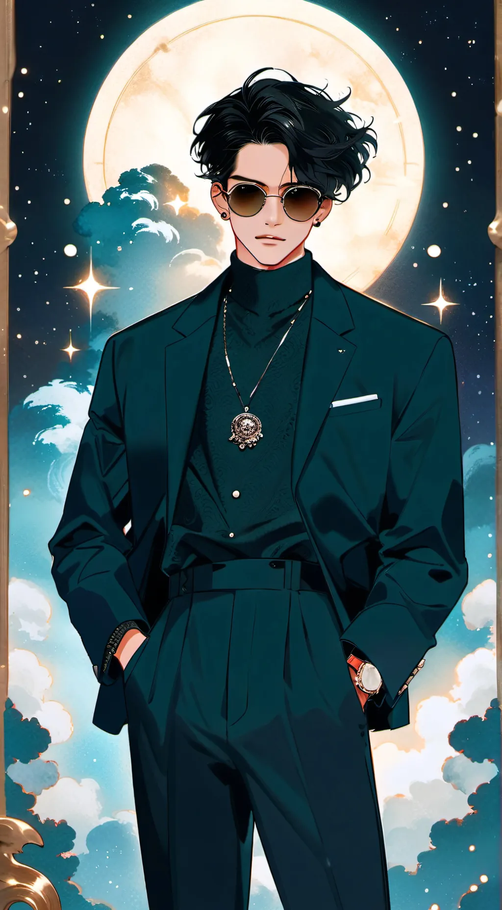 ai character: Timmy Y Manuel background
