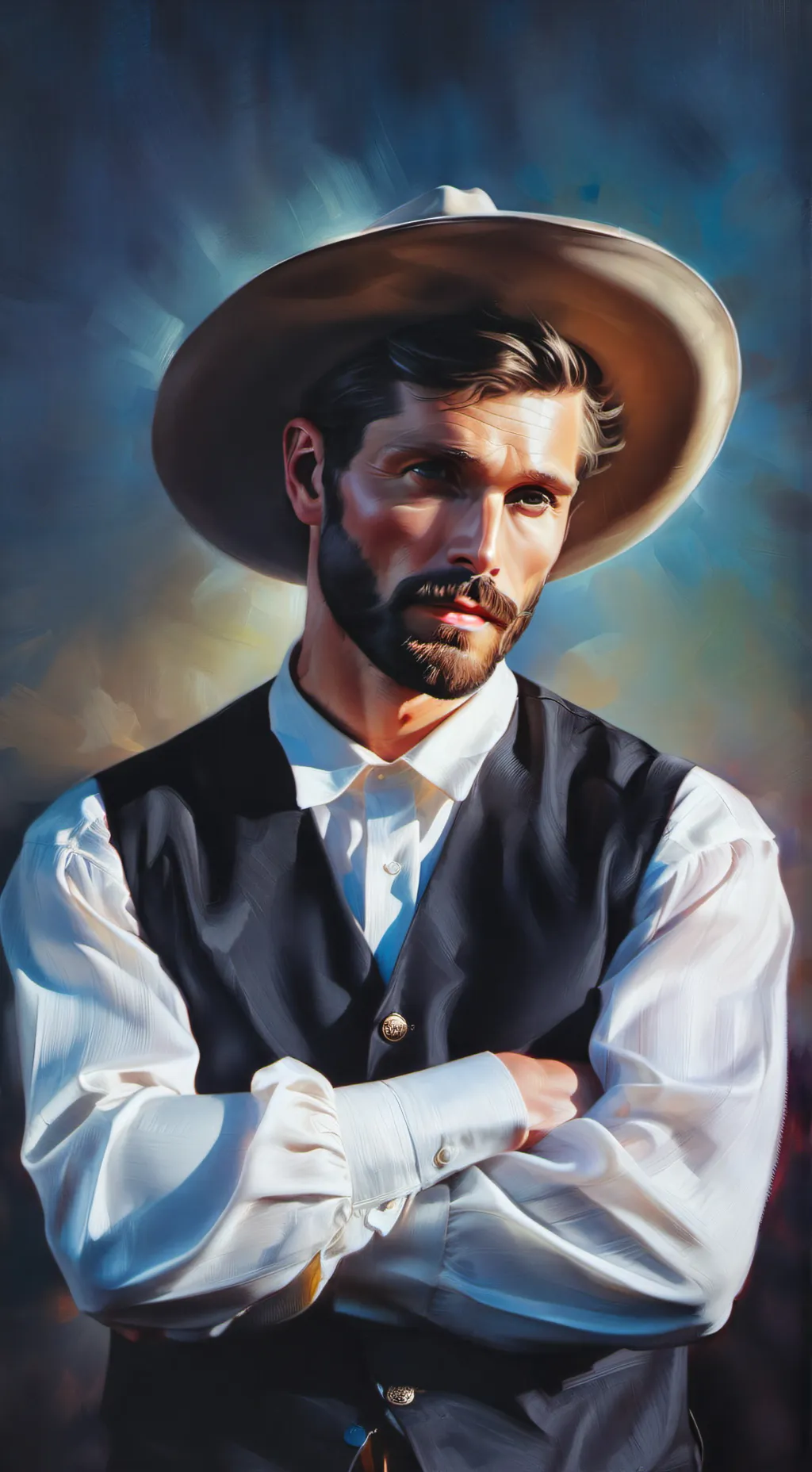 ai character: John Harlow background