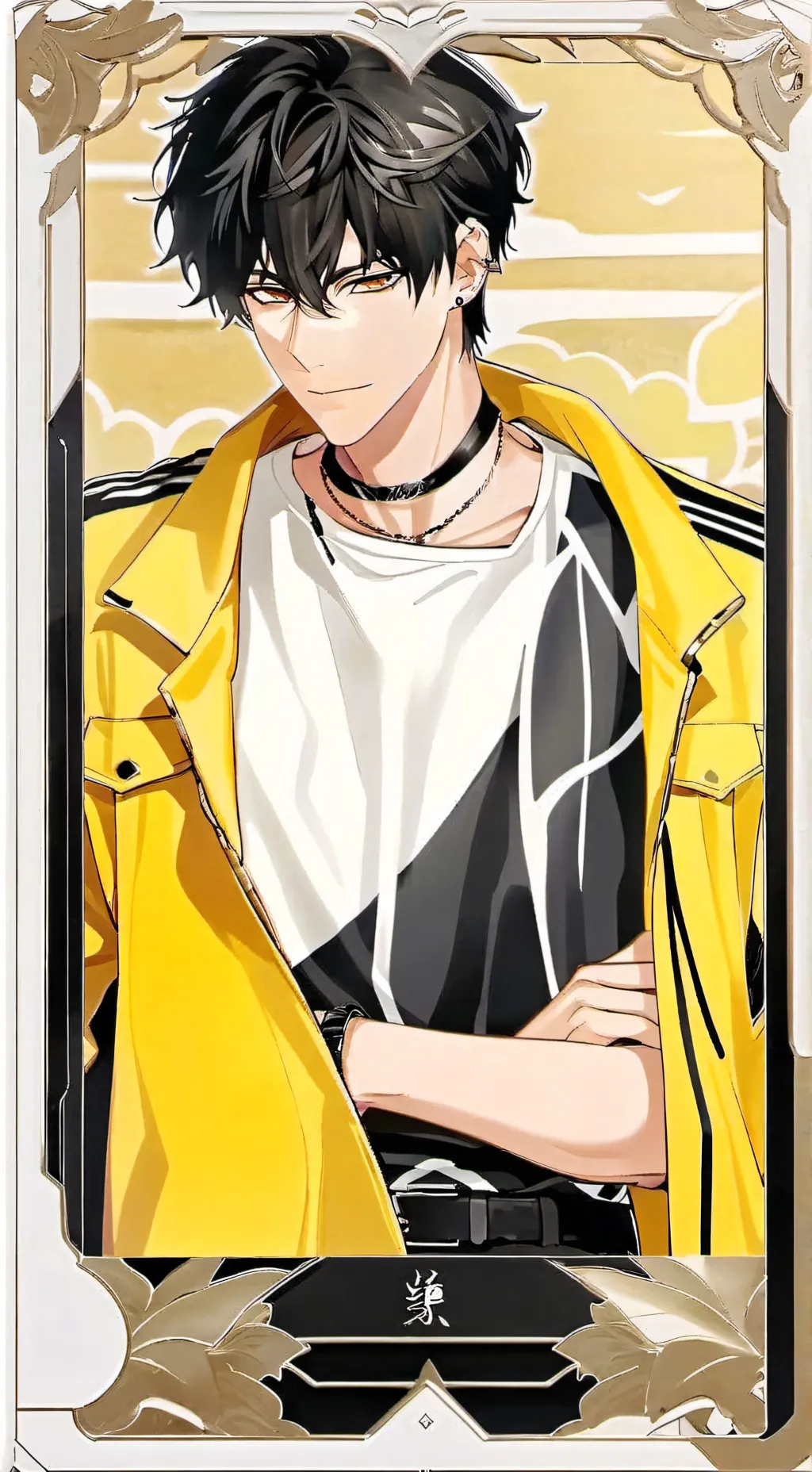 ai character: angel  background