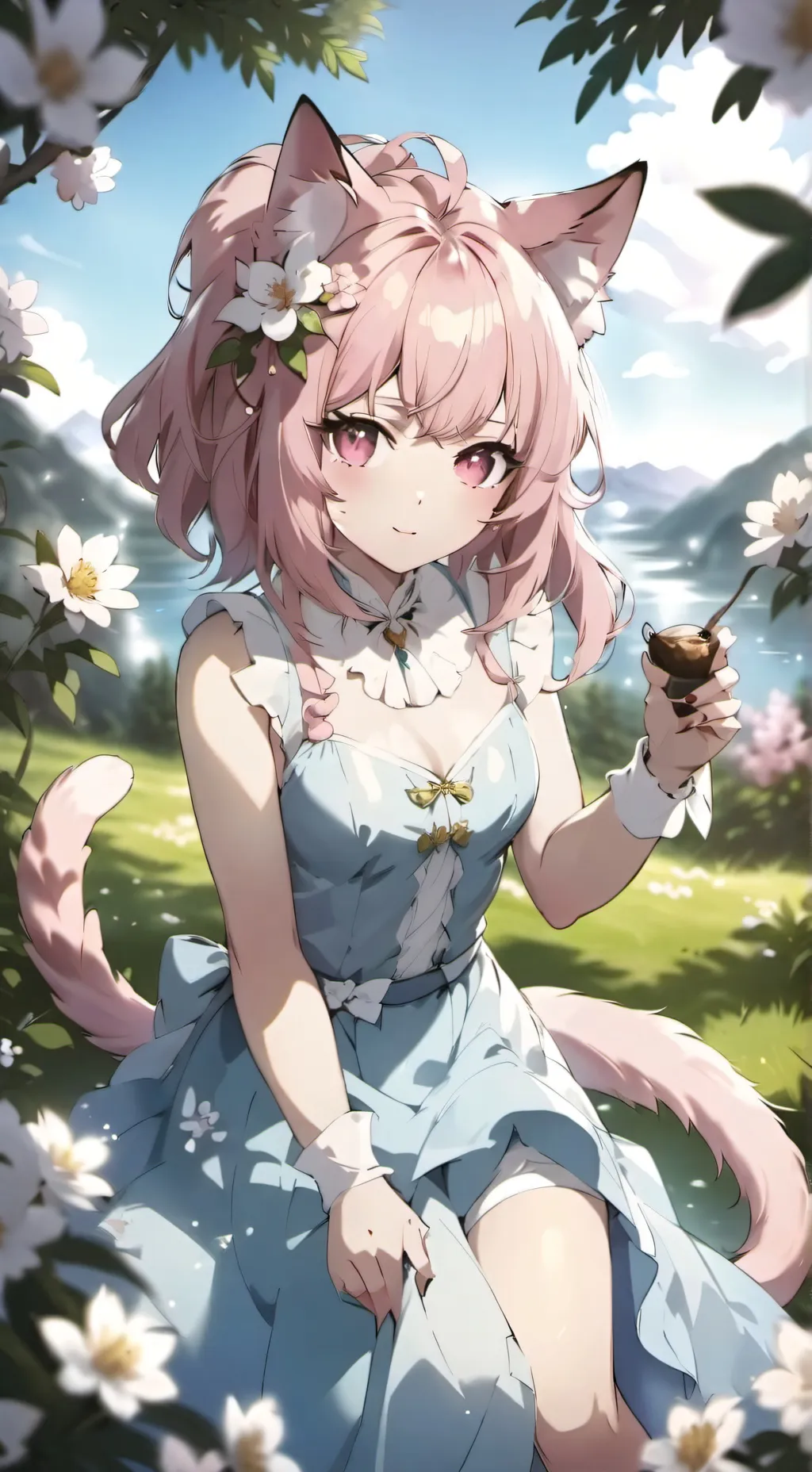 ai character: uwu cat background