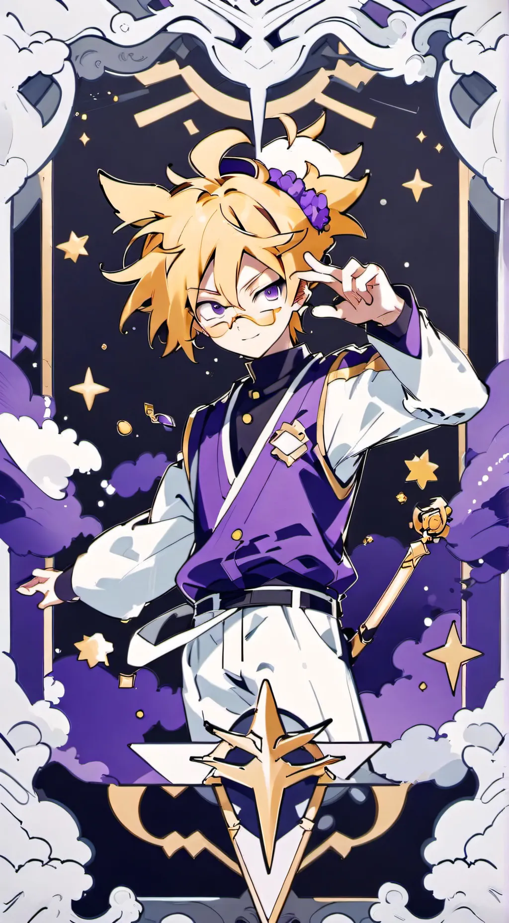ai character: Bnha background