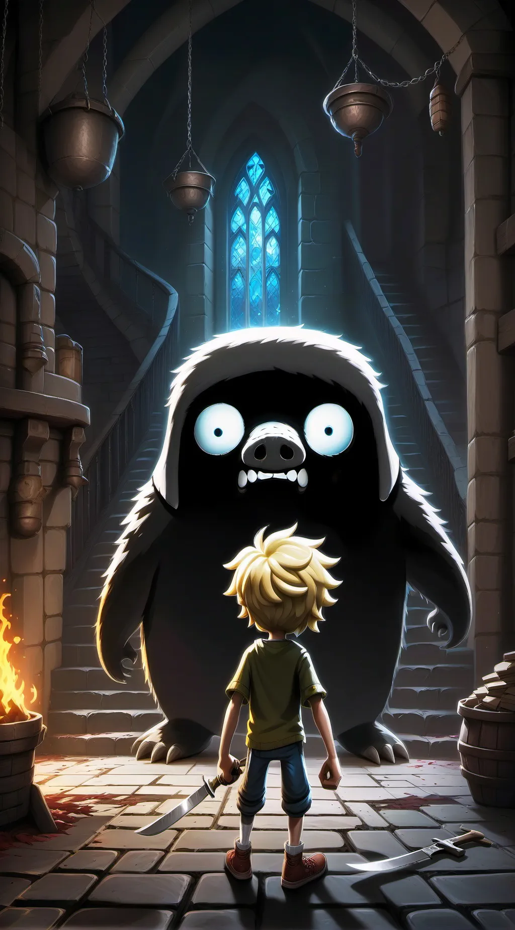 ai character: Finn y Jake 😃👌 background
