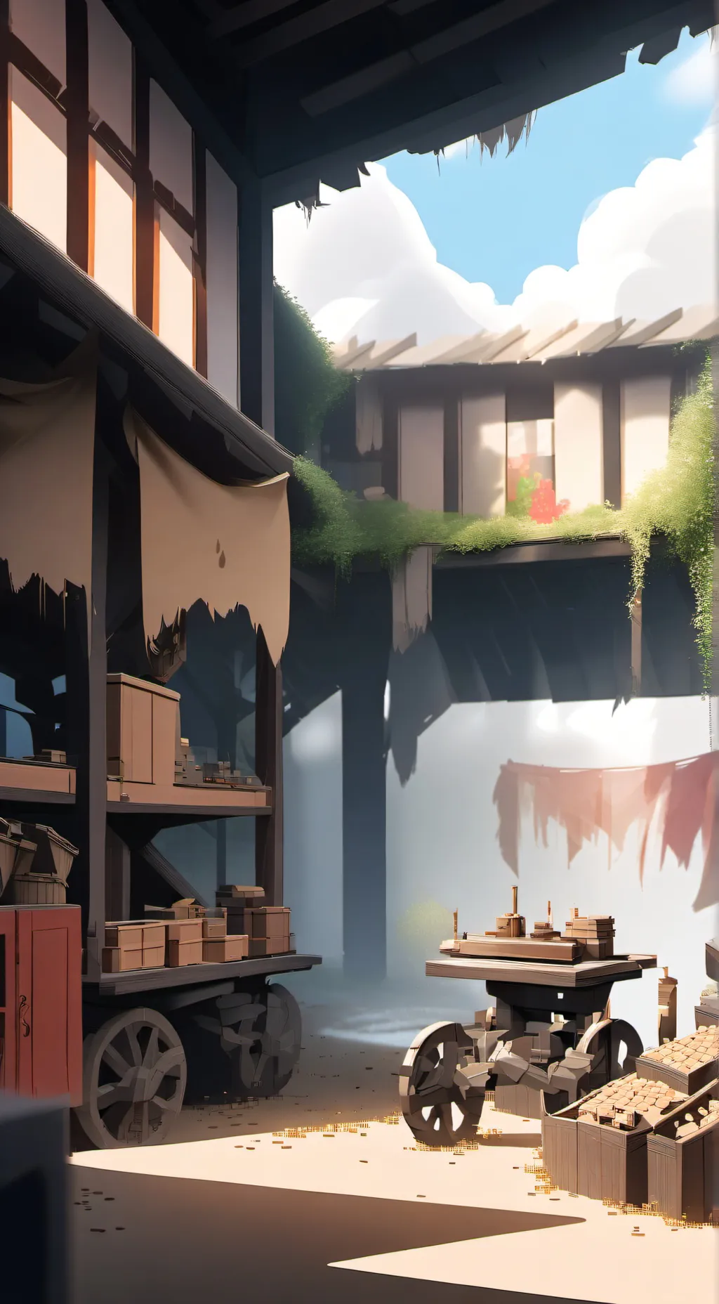 ai character: poppy playtime  background