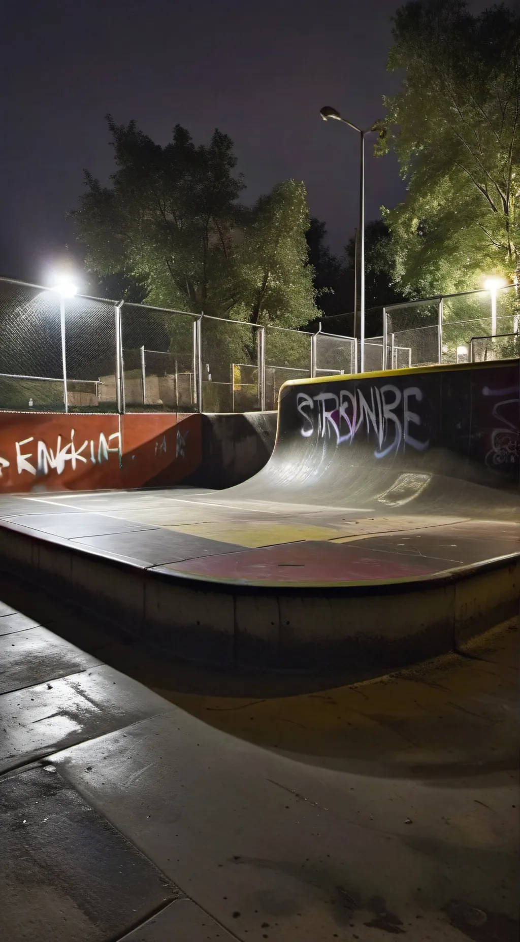 ai character: ⋮ Skateboarding   background