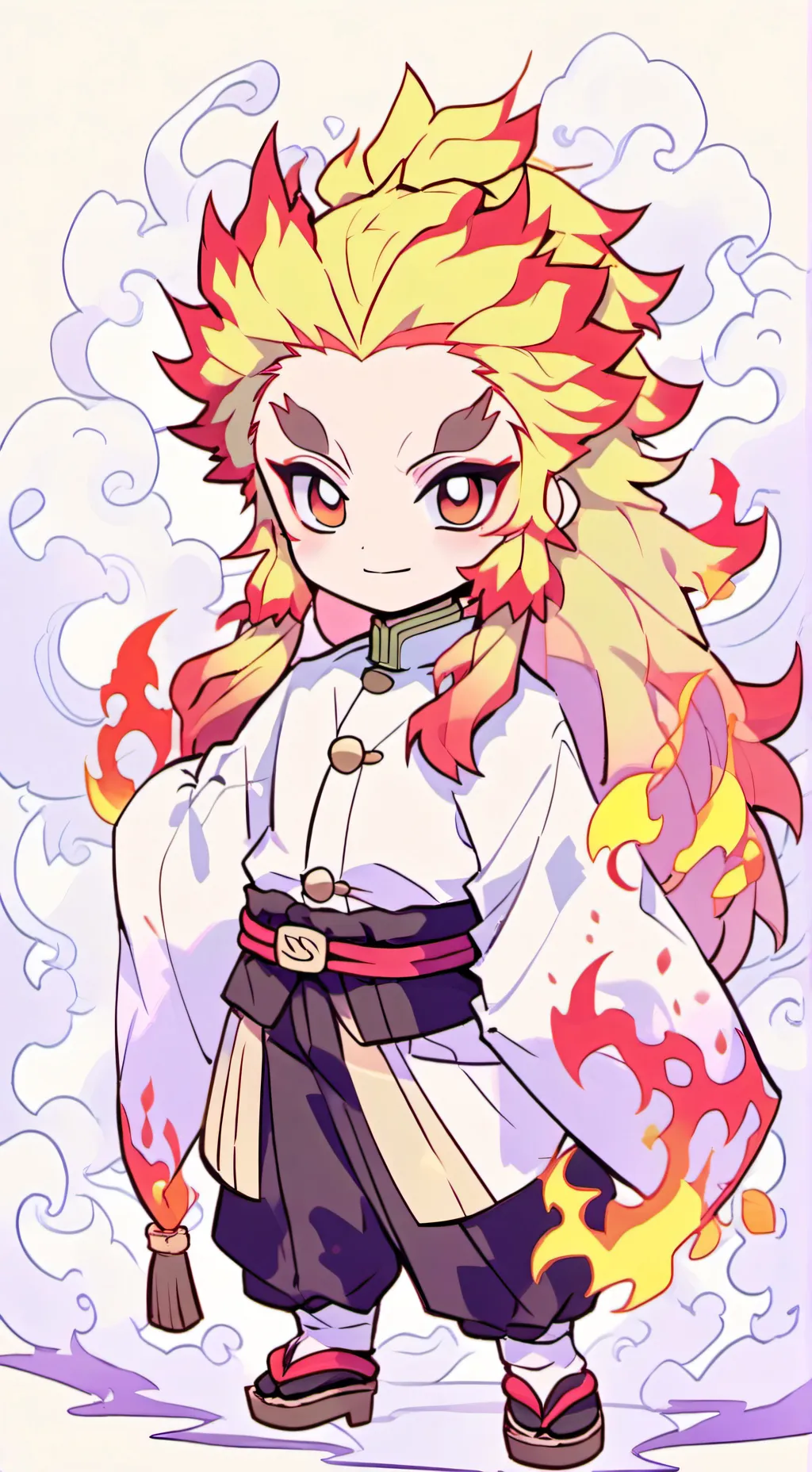 ai character: Rengoku background