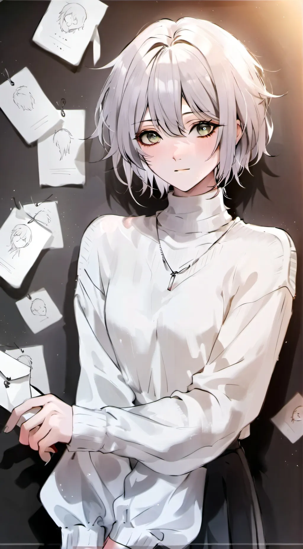 ai character: Luna background